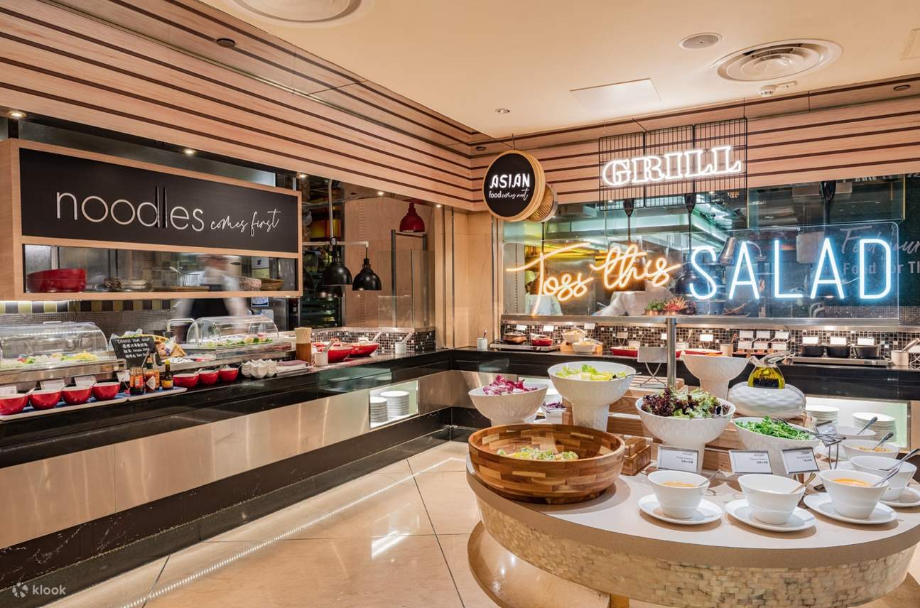 ザ・ランガム香港ビュッフェ | ザ・フードギャラリー | 長脚蟹、新鮮な牡蠣、ローストビーフ | ランチビュッフェ、ディナービュッフェ